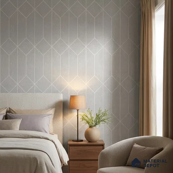 6842-2 | 5 Meter x 42 Inches Fabric Look Wallpaper - 57.41 Sq. Ft.