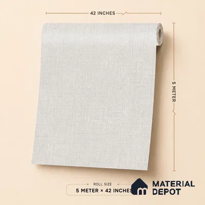 6843-1 | 5 Meter x 42 Inches Fabric Look Wallpaper - 57.41 Sq. Ft.