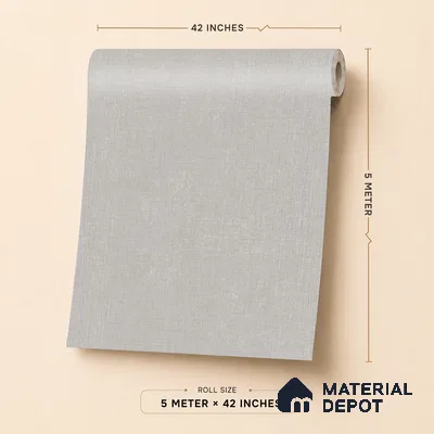 6843-2 | 5 Meter x 42 Inches Fabric Look Wallpaper - 57.41 Sq. Ft.