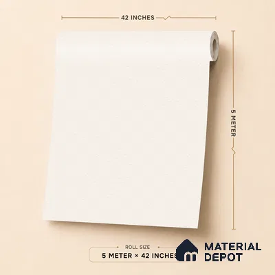 6834-4 | 5 Meter x 42 Inches Fabric Look Wallpaper - 57.41 Sq. Ft.