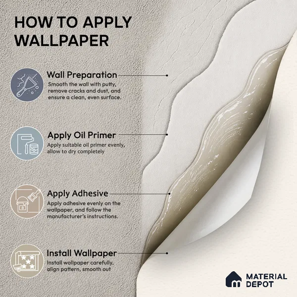 6834-4 | 5 Meter x 42 Inches Fabric Look Wallpaper - 57.41 Sq. Ft.