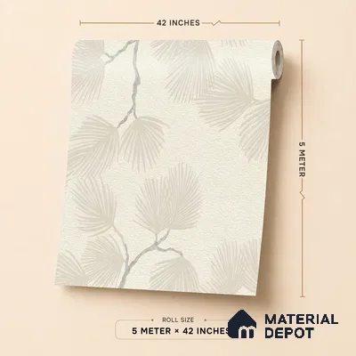6836-1 | 5 Meter x 42 Inches Florals Look Wallpaper - 57.41 Sq. Ft.