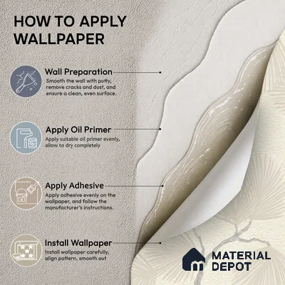 6836-1 | 5 Meter x 42 Inches Florals Look Wallpaper - 57.41 Sq. Ft.