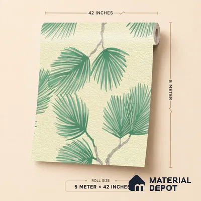 6836-2 | 5 Meter x 42 Inches Florals Look Wallpaper - 57.41 Sq. Ft.