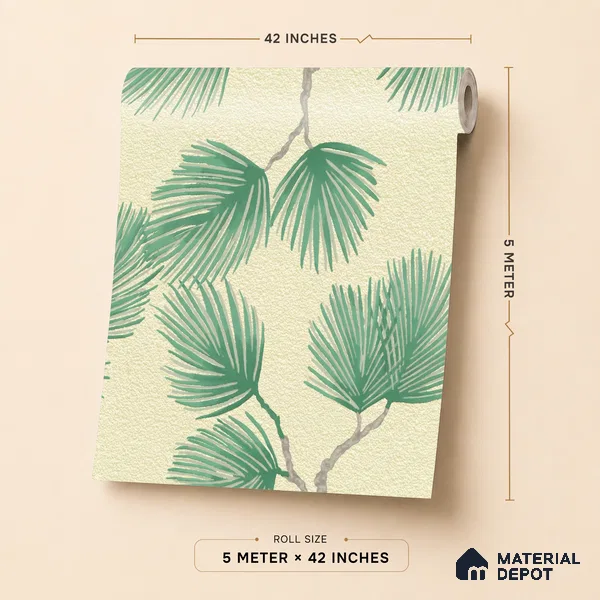 6836-2 | 5 Meter x 42 Inches Florals Look Wallpaper - 57.41 Sq. Ft.
