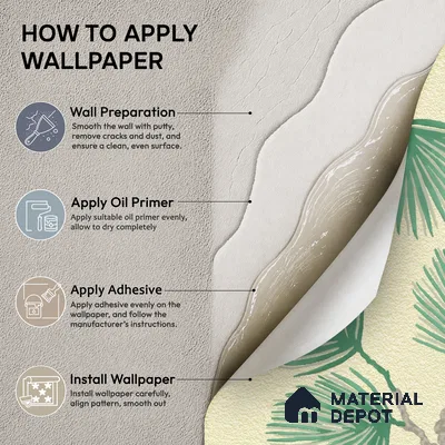 6836-2 | 5 Meter x 42 Inches Florals Look Wallpaper - 57.41 Sq. Ft.