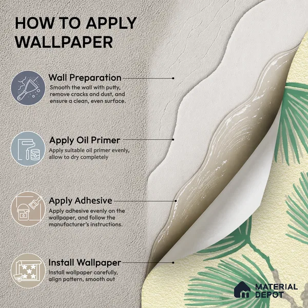 6836-2 | 5 Meter x 42 Inches Florals Look Wallpaper - 57.41 Sq. Ft.