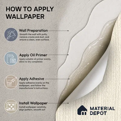 6854-5 | 5 Meter x 42 Inches Fabric Look Wallpaper - 57.41 Sq. Ft.