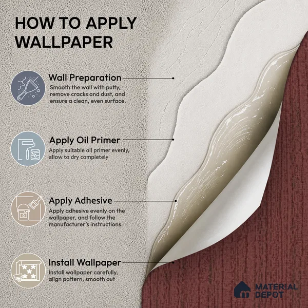 6854-6 | 5 Meter x 42 Inches Fabric Look Wallpaper - 57.41 Sq. Ft.