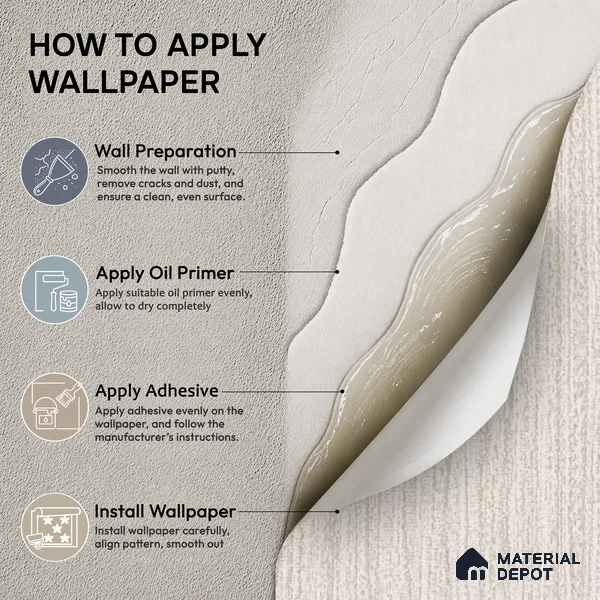 6854-3 | 5 Meter x 42 Inches Fabric Look Wallpaper - 57.41 Sq. Ft.
