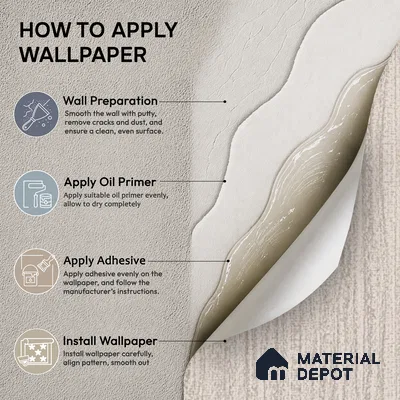 6854-4 | 5 Meter x 42 Inches Fabric Look Wallpaper - 57.41 Sq. Ft.