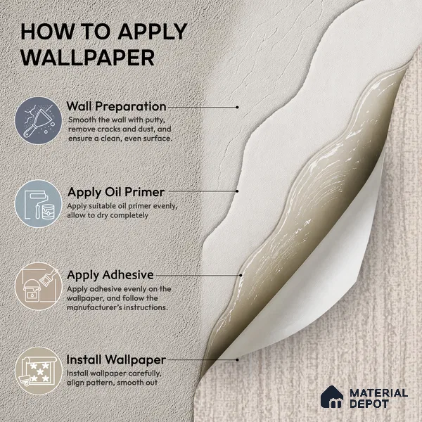 6854-4 | 5 Meter x 42 Inches Fabric Look Wallpaper - 57.41 Sq. Ft.