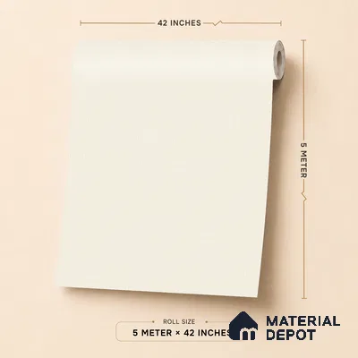 6841-1 | 5 Meter x 42 Inches Fabric Look Wallpaper - 57.41 Sq. Ft.