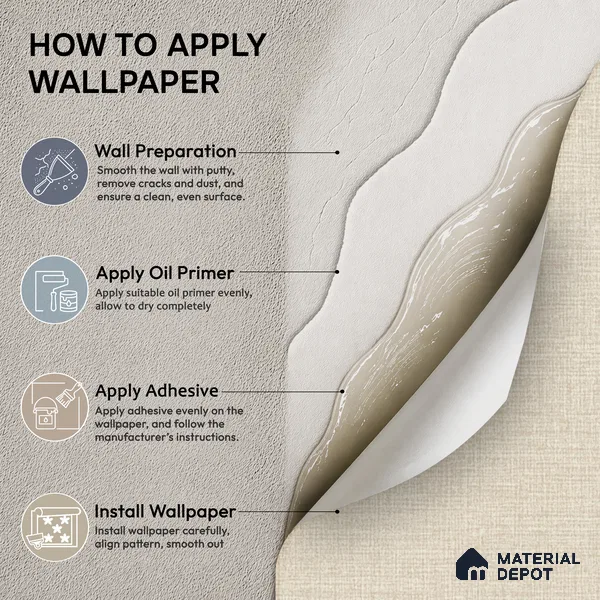 6841-2 | 5 Meter x 42 Inches Fabric Look Wallpaper - 57.41 Sq. Ft.