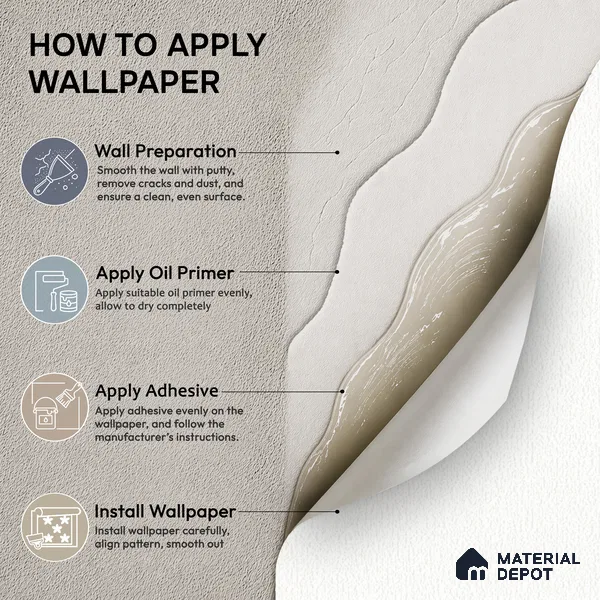 6845-1 | 5 Meter x 42 Inches Fabric Look Wallpaper - 57.41 Sq. Ft.