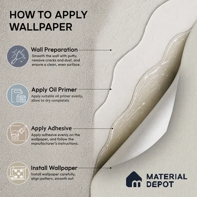 6845-3 | 5 Meter x 42 Inches Fabric Look Wallpaper - 57.41 Sq. Ft.