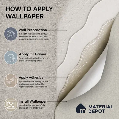 6845-4 | 5 Meter x 42 Inches Fabric Look Wallpaper - 57.41 Sq. Ft.