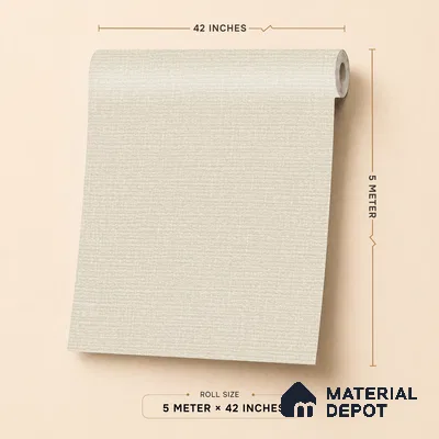 6848-1 | 5 Meter x 42 Inches Fabric Look Wallpaper - 57.41 Sq. Ft.