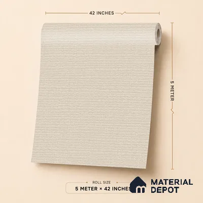6848-2 | 5 Meter x 42 Inches Fabric Look Wallpaper - 57.41 Sq. Ft.