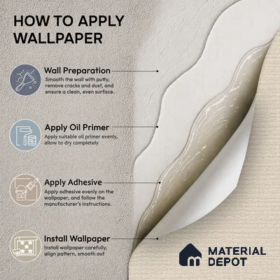 6848-2 | 5 Meter x 42 Inches Fabric Look Wallpaper - 57.41 Sq. Ft.