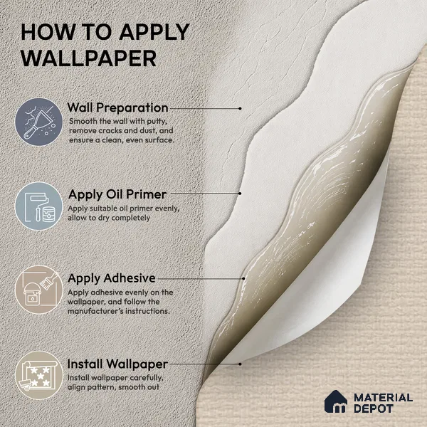 6848-3 | 5 Meter x 42 Inches Fabric Look Wallpaper - 57.41 Sq. Ft.