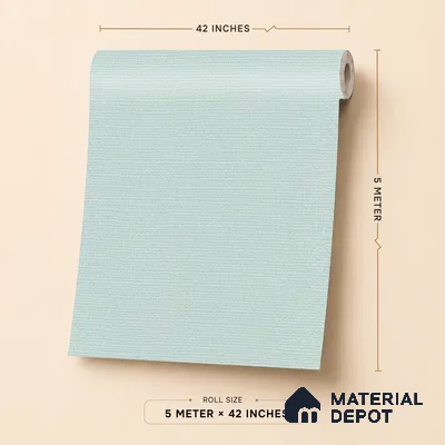 6848-5 | 5 Meter x 42 Inches Fabric Look Wallpaper - 57.41 Sq. Ft.
