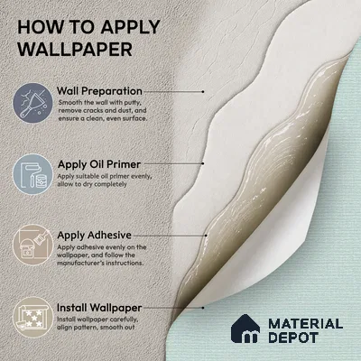 6848-5 | 5 Meter x 42 Inches Fabric Look Wallpaper - 57.41 Sq. Ft.
