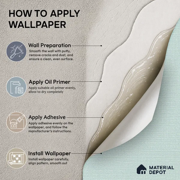 6848-5 | 5 Meter x 42 Inches Fabric Look Wallpaper - 57.41 Sq. Ft.