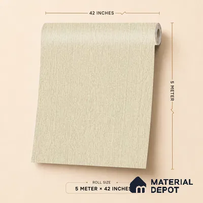 6859-3 | 5 Meter x 42 Inches Fabric Look Wallpaper - 57.41 Sq. Ft.