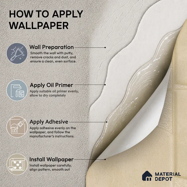 6850-1 | 5 Meter x 42 Inches Texture Look Wallpaper - 57.41 Sq. Ft.
