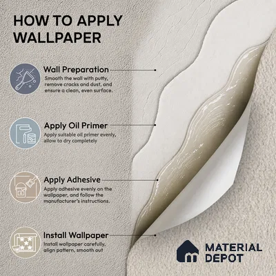 6851-2 | 5 Meter x 42 Inches Fabric Look Wallpaper - 57.41 Sq. Ft.