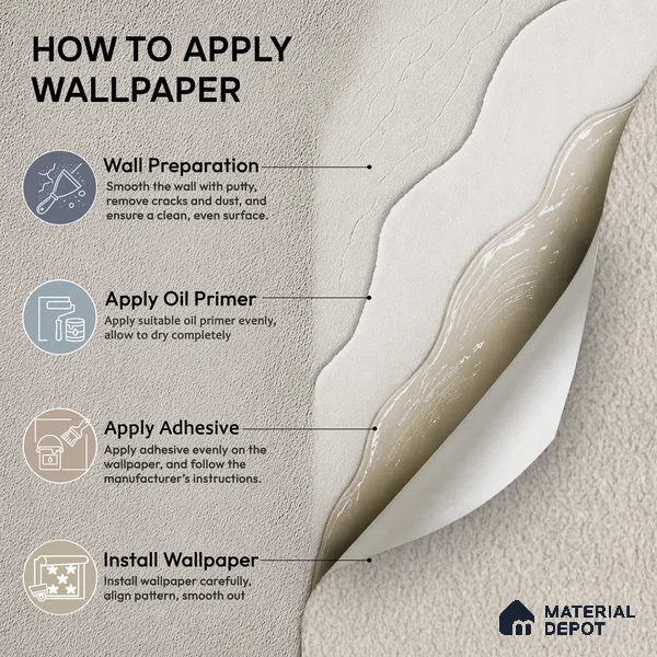 6851-2 | 5 Meter x 42 Inches Fabric Look Wallpaper - 57.41 Sq. Ft.
