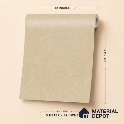 6851-1 | 5 Meter x 42 Inches Fabric Look Wallpaper - 57.41 Sq. Ft.