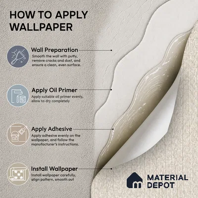 6833-1 | 5 Meter x 42 Inches Fabric Look Wallpaper - 57.41 Sq. Ft.
