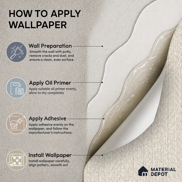 6833-1 | 5 Meter x 42 Inches Fabric Look Wallpaper - 57.41 Sq. Ft.