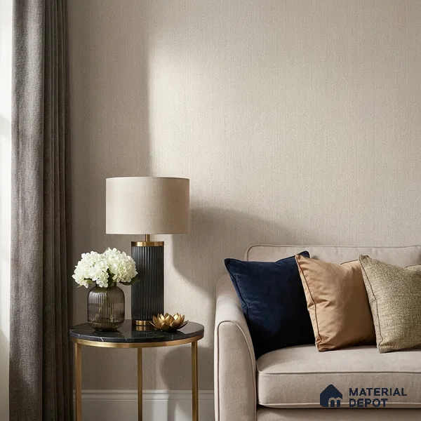 6833-2 | 5 Meter x 42 Inches Fabric Look Wallpaper - 57.41 Sq. Ft.