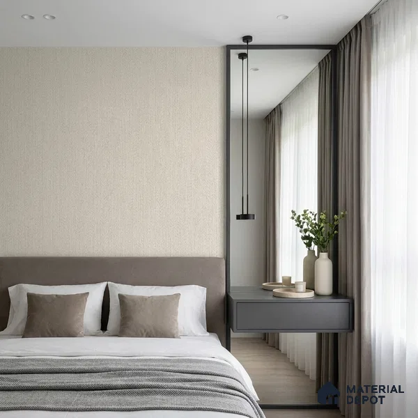 6833-2 | 5 Meter x 42 Inches Fabric Look Wallpaper - 57.41 Sq. Ft.
