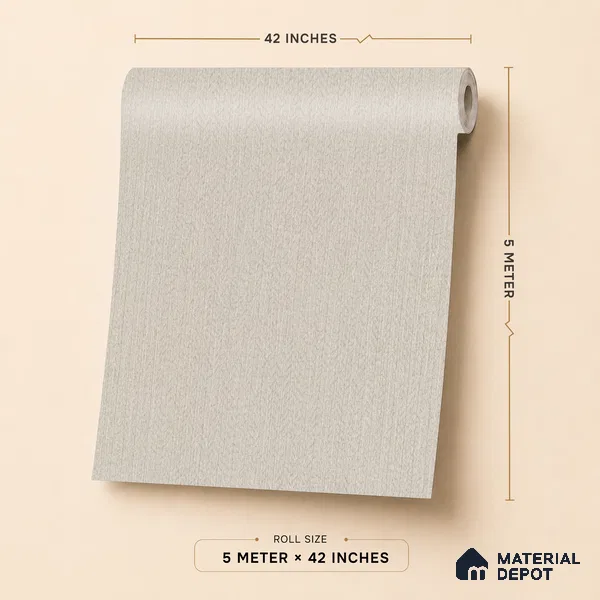 6833-2 | 5 Meter x 42 Inches Fabric Look Wallpaper - 57.41 Sq. Ft.