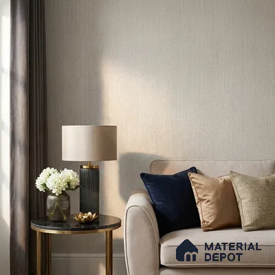 6833-3 | 5 Meter x 42 Inches Fabric Look Wallpaper - 57.41 Sq. Ft.