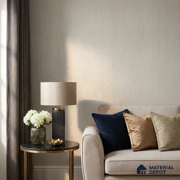 6833-3 | 5 Meter x 42 Inches Fabric Look Wallpaper - 57.41 Sq. Ft.