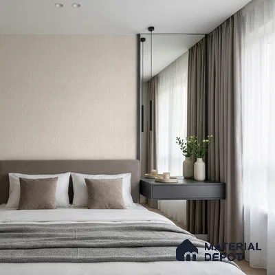 6833-4 | 5 Meter x 42 Inches Fabric Look Wallpaper - 57.41 Sq. Ft.