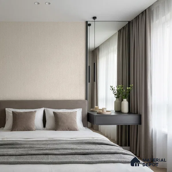 6833-4 | 5 Meter x 42 Inches Fabric Look Wallpaper - 57.41 Sq. Ft.