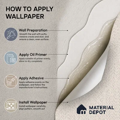 6833-4 | 5 Meter x 42 Inches Fabric Look Wallpaper - 57.41 Sq. Ft.