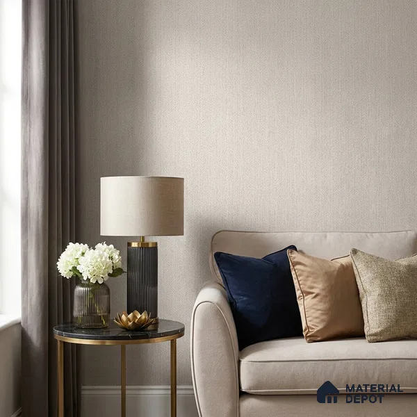 6833-5 | 5 Meter x 42 Inches Fabric Look Wallpaper - 57.41 Sq. Ft.