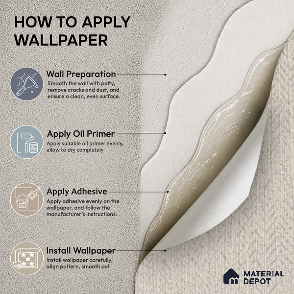 6833-5 | 5 Meter x 42 Inches Fabric Look Wallpaper - 57.41 Sq. Ft.