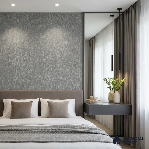 6833-6 | 5 Meter x 42 Inches Fabric Look Wallpaper - 57.41 Sq. Ft.