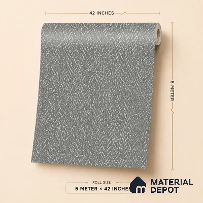 6833-6 | 5 Meter x 42 Inches Fabric Look Wallpaper - 57.41 Sq. Ft.