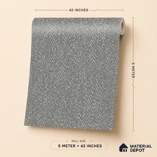 6833-6 | 5 Meter x 42 Inches Fabric Look Wallpaper - 57.41 Sq. Ft.