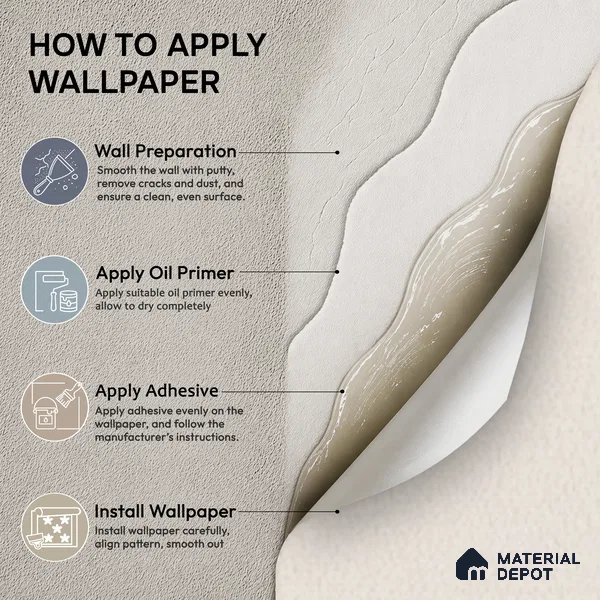 6847-1 | 5 Meter x 42 Inches Fabric Look Wallpaper - 57.41 Sq. Ft.