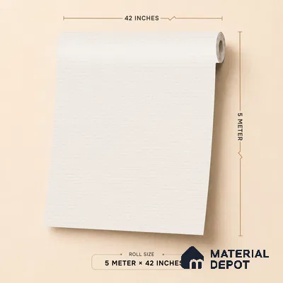 6832-1 | 5 Meter x 42 Inches Fabric Look Wallpaper - 57.41 Sq. Ft.